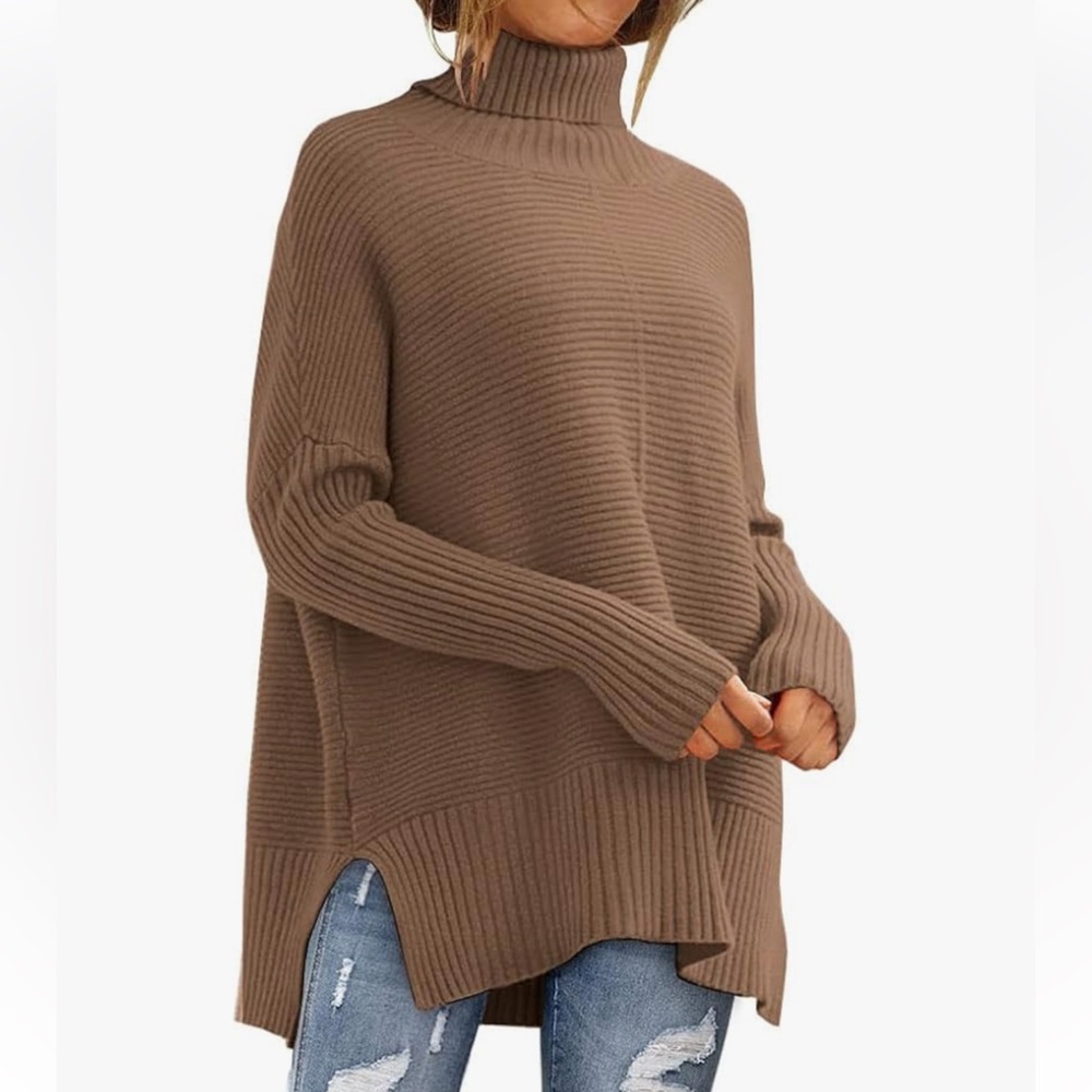 Women’s Lillusory Tan Turtleneck. - Picture 7 of 7